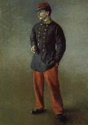 Gustave Caillebotte Soldier France oil painting artist